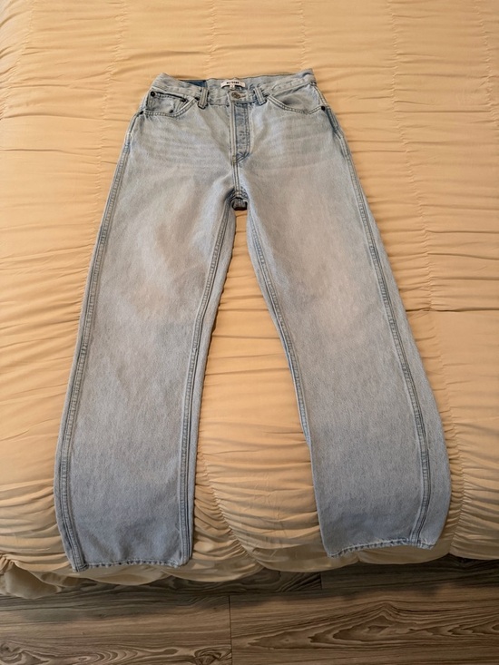 Re/Done Denim - Re/Done High-Rise Light Wash Jeans